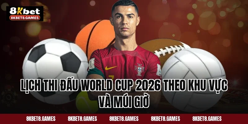 Lịch thi đấu World Cup 2026 theo khu vực và múi giờ
